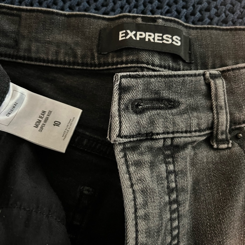 Express mom jeans